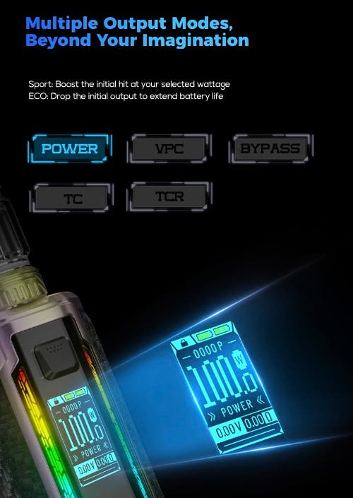 Freemax Maxus 3 Sub-Ohm Vape Kit - Multiple output modes