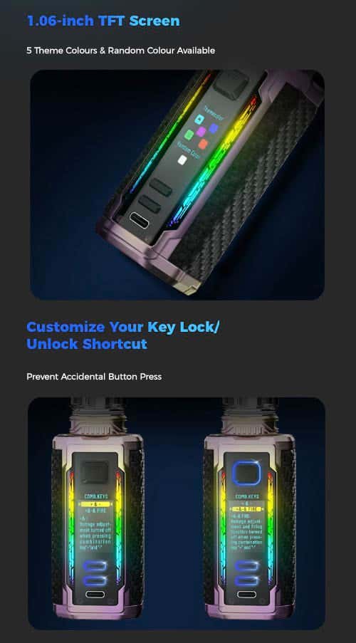 Freemax Maxus 3 Sub-Ohm Vape Kit - Functionality and customisation