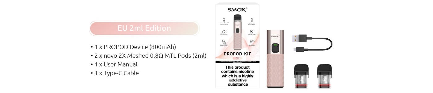 Smok Propod Pod Kit - What's in the box?
