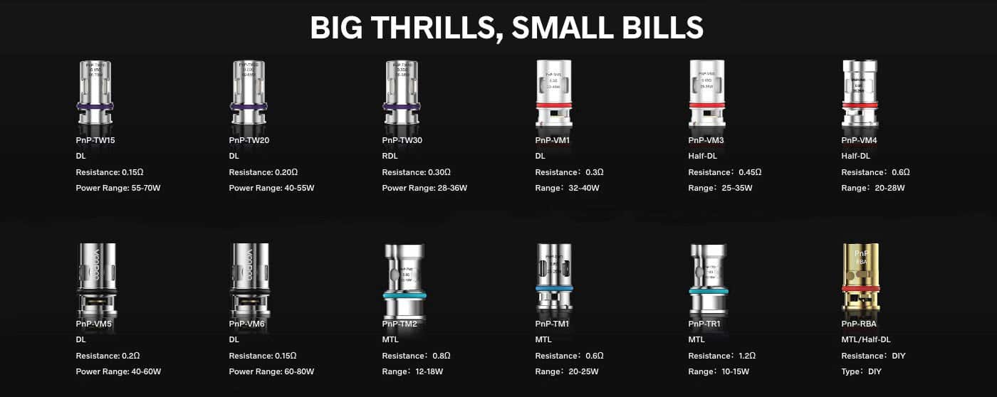 VooPoo UForce-L Coils - Big thrills, small bills