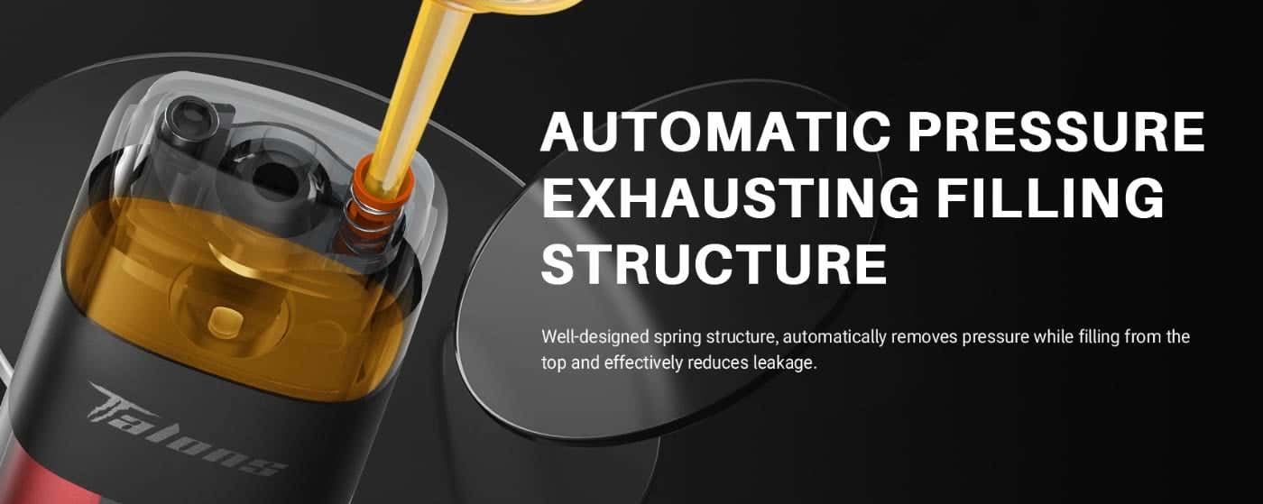 Horizontech Talons Pod Vape Kit - Automatic pressure exhausting filling structure