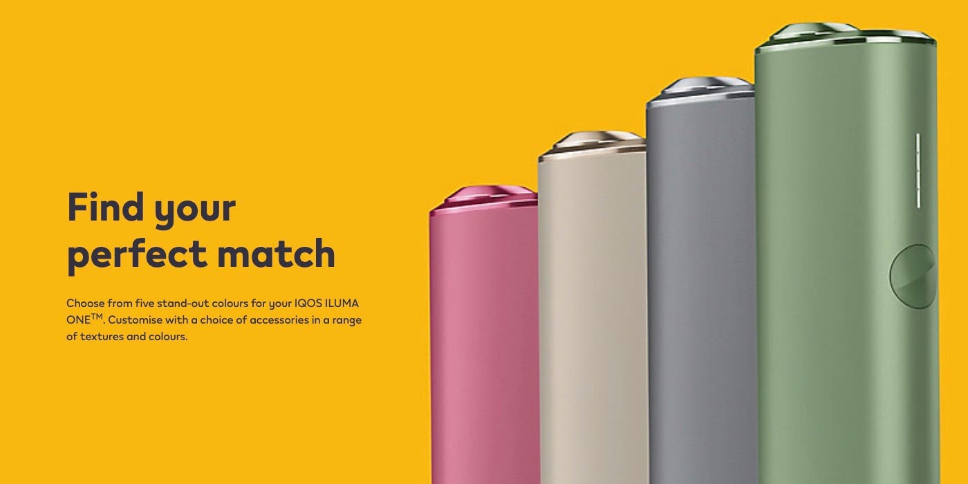 IQOS ILUMA ONE Heated Tobacco System - Find your perfect match