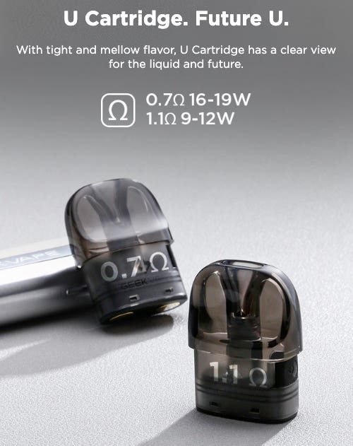 Geekvape U Cartridge - U cartridge, future U