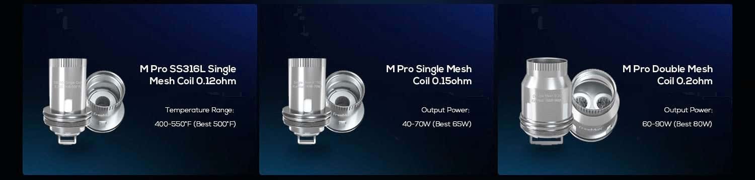 Freemax Maxus 3 Vape Kit - Freemax M Pro coil platform