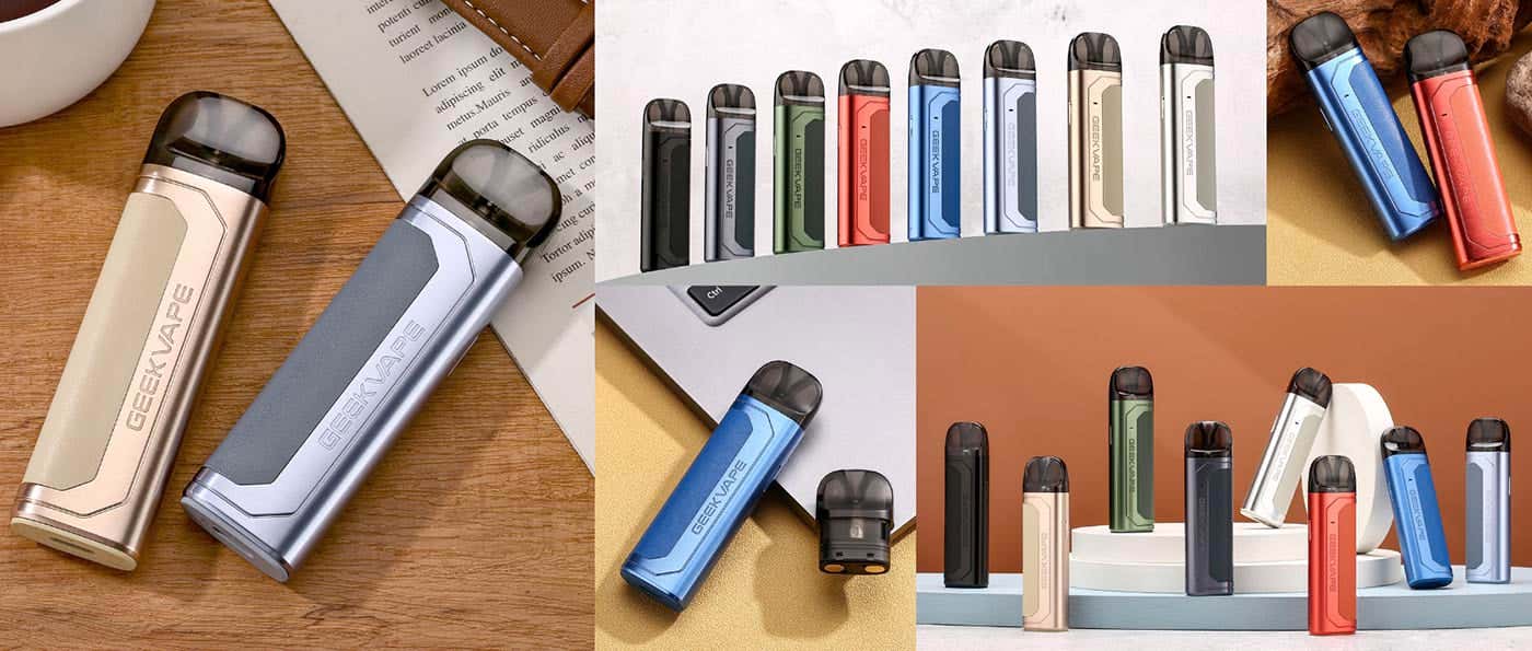 Geekvape AU Pod Kit - Photographic arrangement