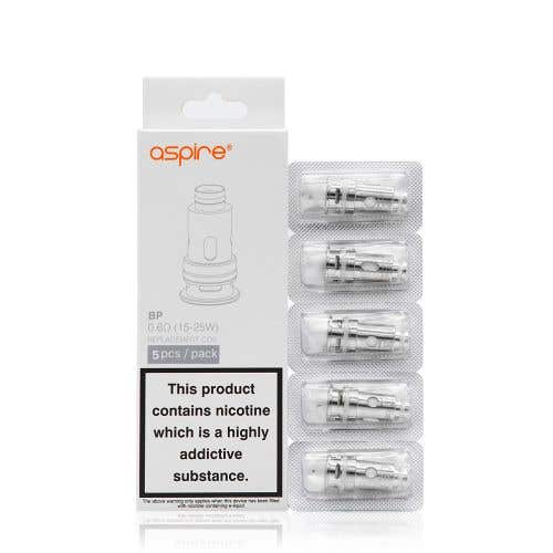 Aspire BP Replacement Coils - Pack of five, 0.6ohm Mesh DTL