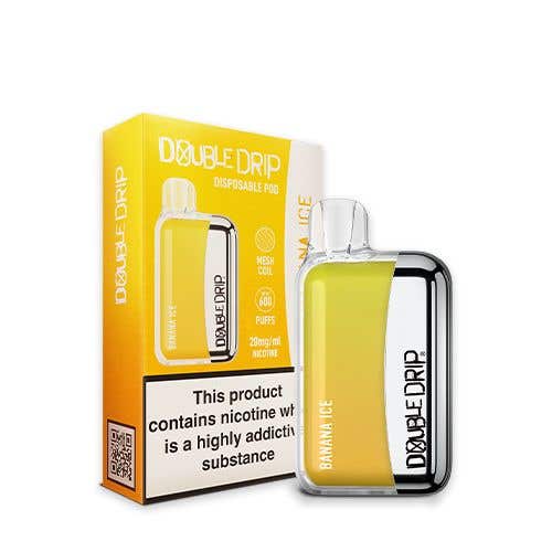 Double Drip Disposable Pod Vape Kit 20mg (2%) - Banana Ice