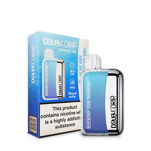 Double Drip Disposable Pod Vape Kit 20mg (2%) - Blueberry Sour Raspberry