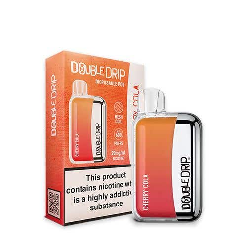 Double Drip Disposable Pod Vape Kit 20mg (2%) - Cherry Cola