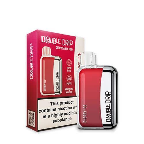 Double Drip Disposable Pod Vape Kit 20mg (2%) - Cherry Ice
