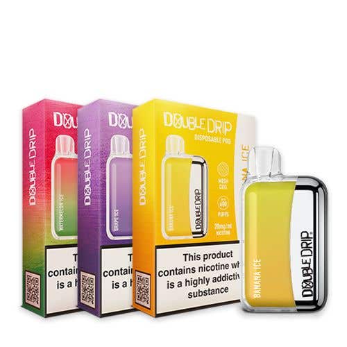 Double Drip Disposable Pod Vape Kit - Group Image