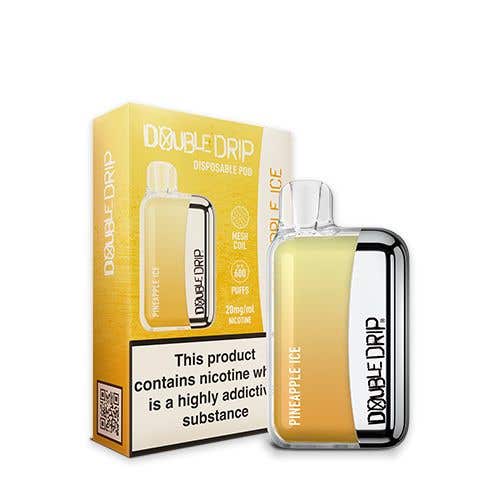 Double Drip Disposable Pod Vape Kit 20mg (2%) - Pineapple Ice