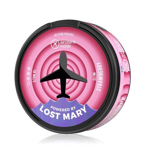 Lost Mary Airplane Mode Nicotine Pouches - 18mg/g Strong - Strawberry