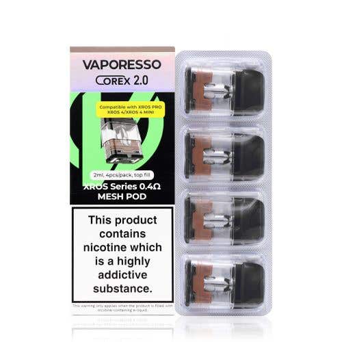 Vaporesso XROS Corex 2.0 Replacement Pods - 0.4ohm Mesh
