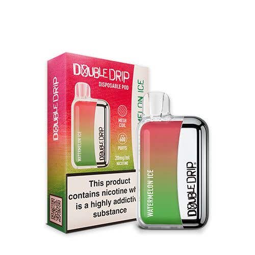 Double Drip Disposable Pod Vape Kit 20mg (2%) - Watermelon Ice
